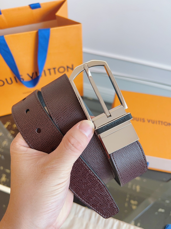 ルイヴィトンベルト角部分ディテール